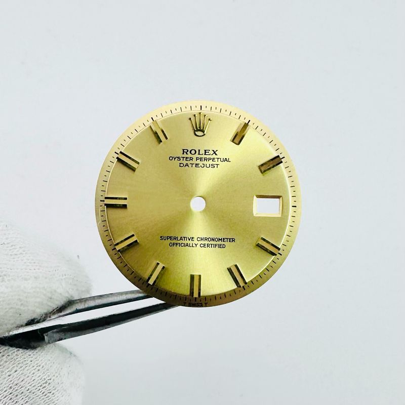 Rolex Gold Two Tone “Wideboy” Stick Dial 36mm Datejust 1601 1603 1600 1530 #M016