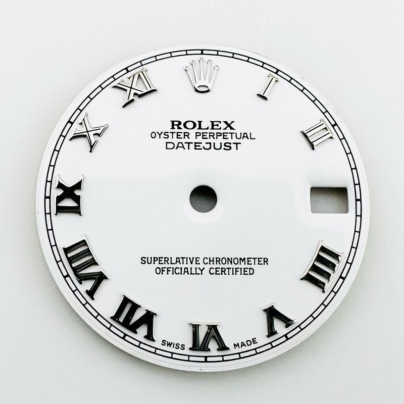 EXCELLENT Rolex White Roman Dial 31mm Mid Size Datejust 6827 68274 68240 68279 78240 78274 78279 178274 #A007