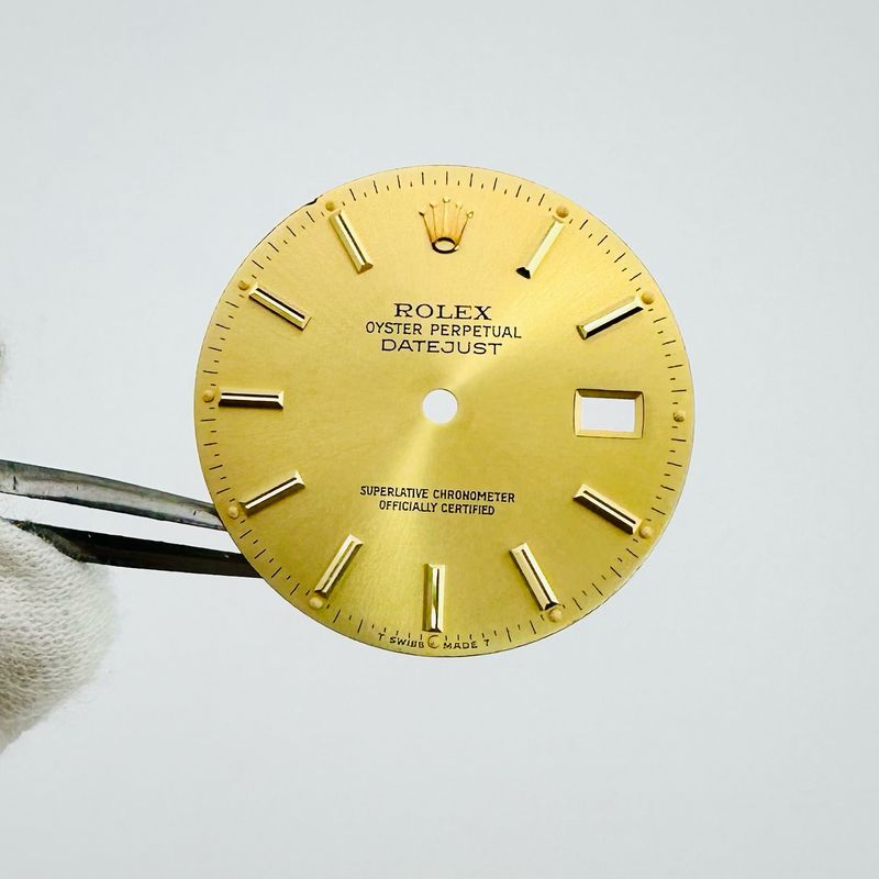 EXCELLENT Rolex Gold Two Tone Tritium Dial 36mm Datejust 16013 16018 16233 16238 3035 DL335