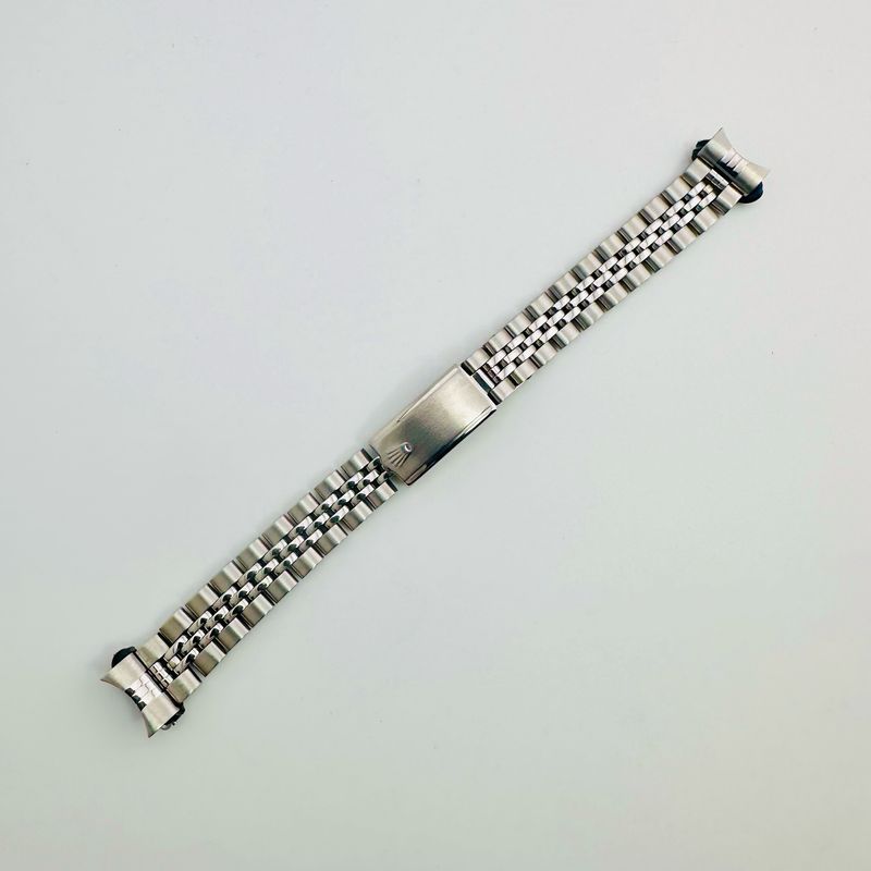 Genuine Rolex 20mm 14K/SS clasp Oval Jubile Band Bracelet