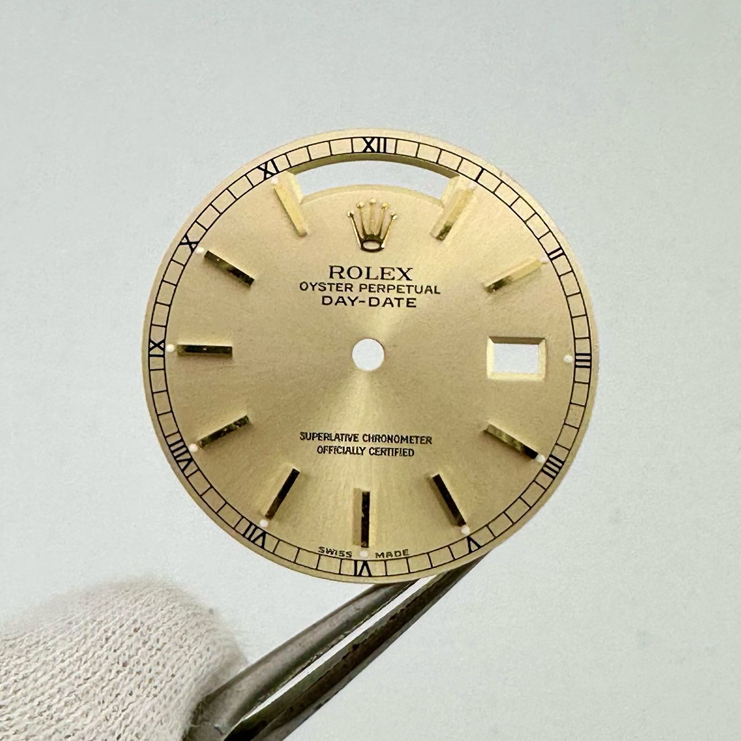 Auth. Rolex Champagne Tritium Dial for Day-Date President 18038 18238 Cal 3055 or 3155 #22012