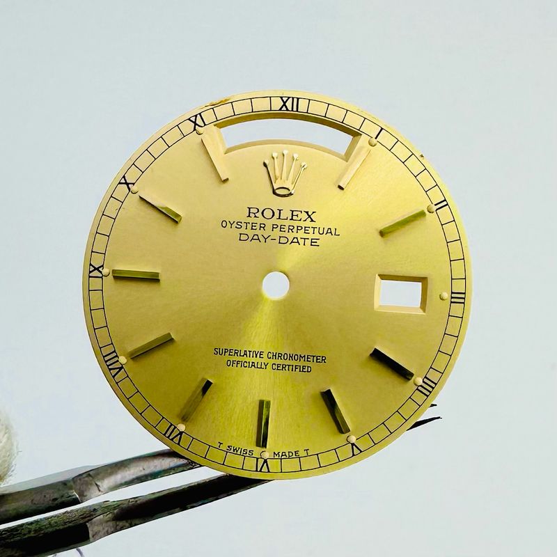 Auth. Rolex Champagne Tritium Dial for Day-Date President 18038 18238 Cal 3055 or 3155 #22004