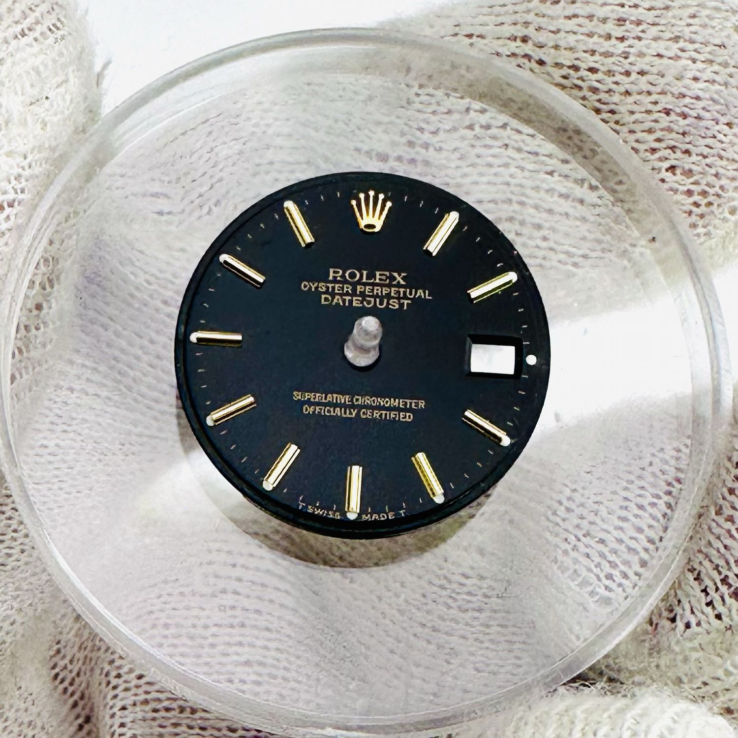 EXCELLENT Rolex Black Two Tone Tritium Stick Dial 26mm Date Datejust 6916 6917 69173 69178 79173 79178 179173 179178 #20040