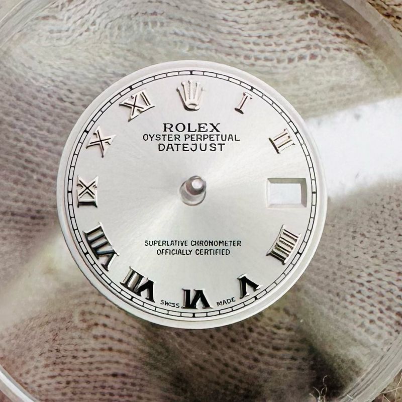 Excellent Rolex Silver Rhodium Roman Dial 26mm Date Datejust 6917 69160 69174 79174 #SEP212