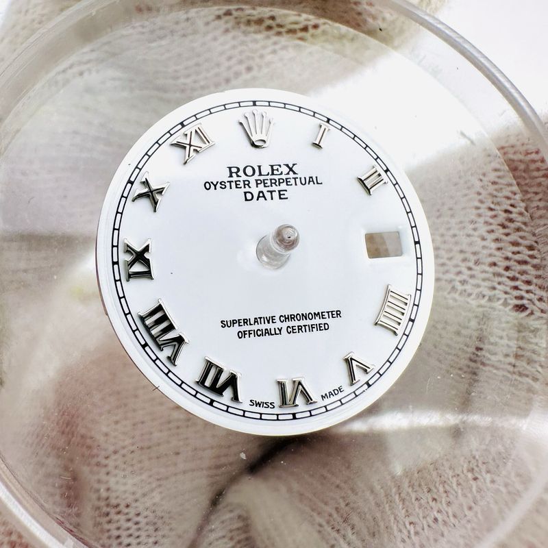 Excellent Rolex Gloss White Roman Dial 26mm Date Datejust 6917 69160 69174 79174 #SEP213