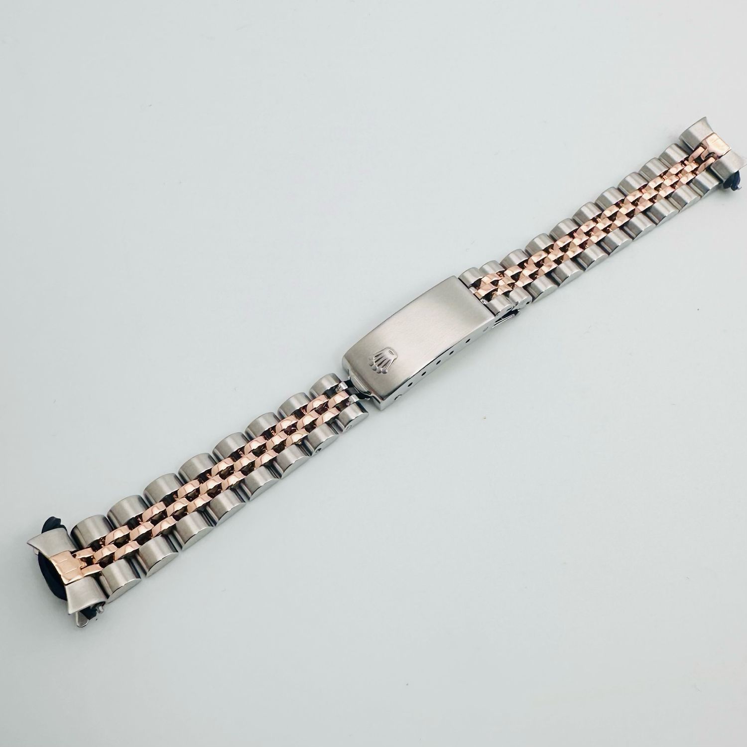 13MM Rolex SS 14k Rose Gold 62523D TT Jubilee 468R Ends Datejust 6917 69173 Band