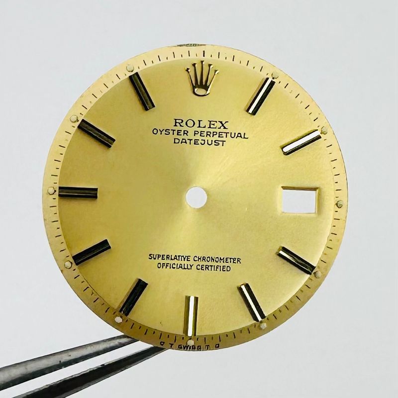 Rolex Gold Two Tone Sigma “Wideboy” Stick Dial 36mm Datejust 1601 1603 1600 1530 #B009