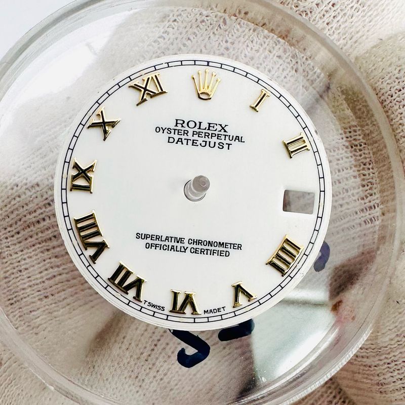 Rolex White Two Tone Tritium Roman Dial 31mm Datejust 68273 68278 78273 78278 #8396
