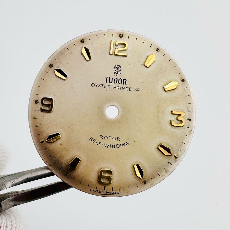 RARE 1950s Tudor Rose Radium Dial Ref. 7909 caliber 390 Oyster Prince DL339