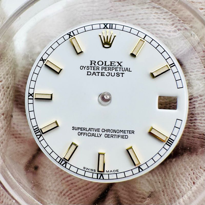 Rolex White Index Dial 31mm Mid Size Datejust 6827 68273 68279 78273 78278 178273 DL336