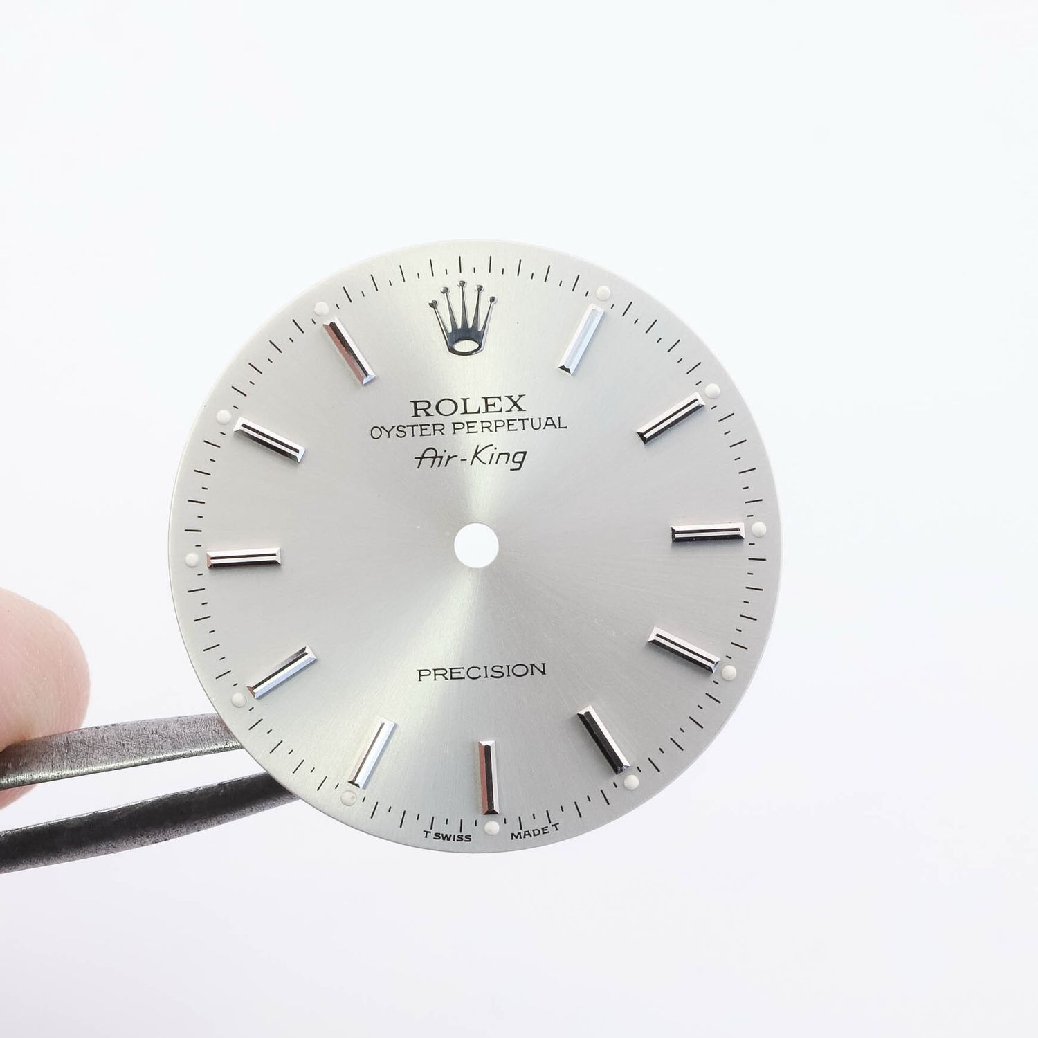 Rolex Air King Silver Rhodium  Tritium Dial 14000 14010 #DL204