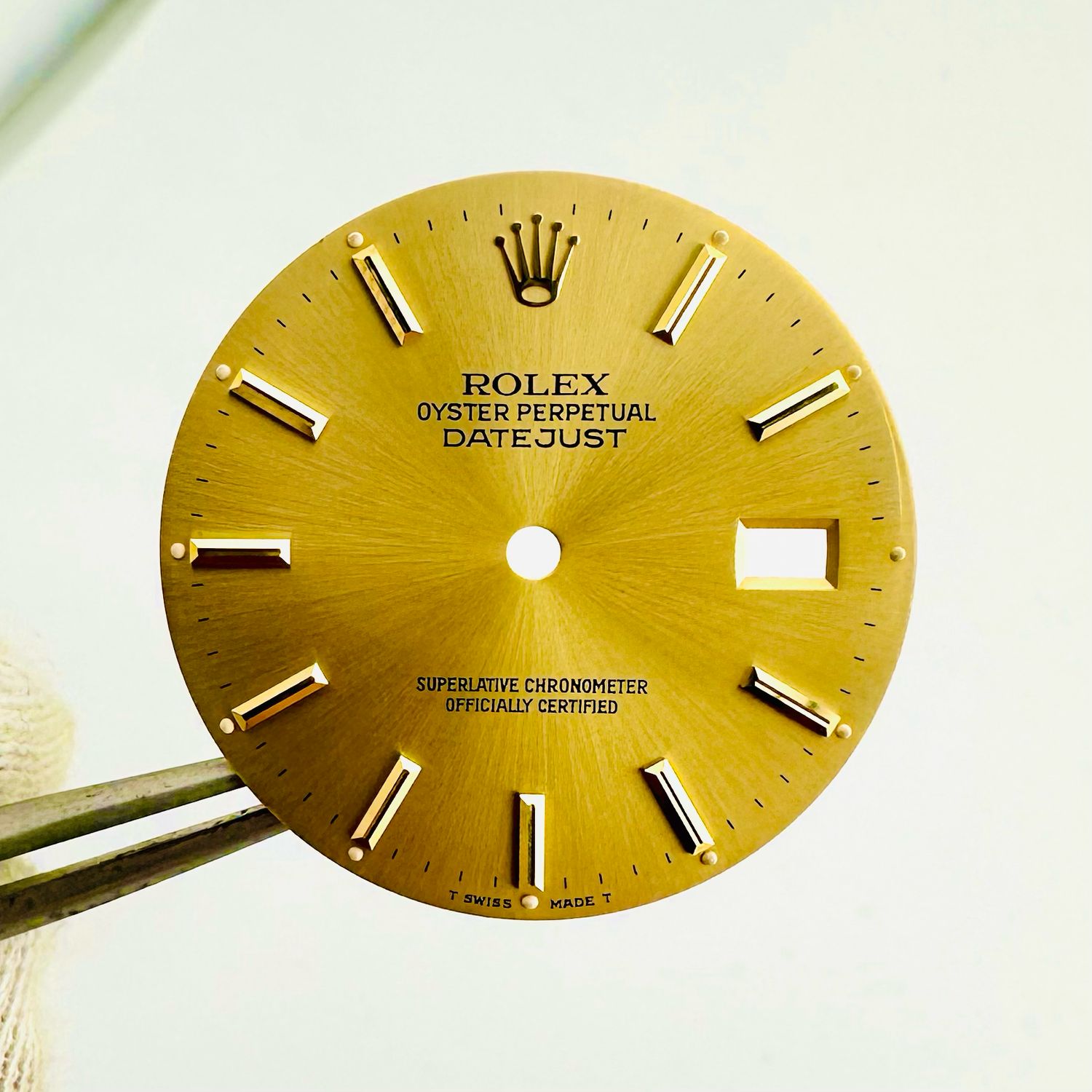 EXCELLENT Rolex Gold Two Tone Tritium Dial 36mm Datejust 16013 16018 16233 16238 3035 DL328