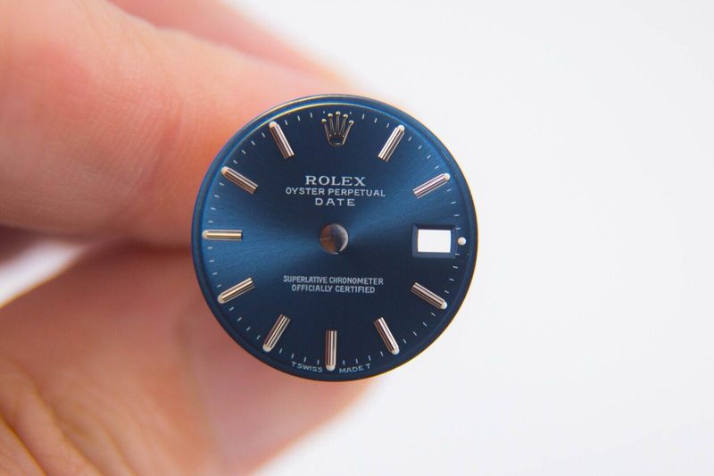 EXCELLENT Rolex Blue Tritium Stick Dial 26mm Date Datejust 6916 6917 69174 69179 79174 79179 179174 179179
