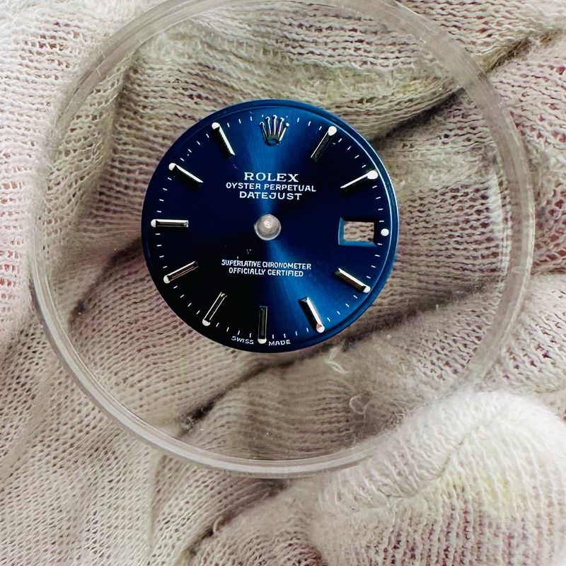 EXCELLENT Rolex Blue Lumi Stick Dial 26mm Date Datejust 6916 6917 69174 69179 79174 79179 179174 179179 #DL338