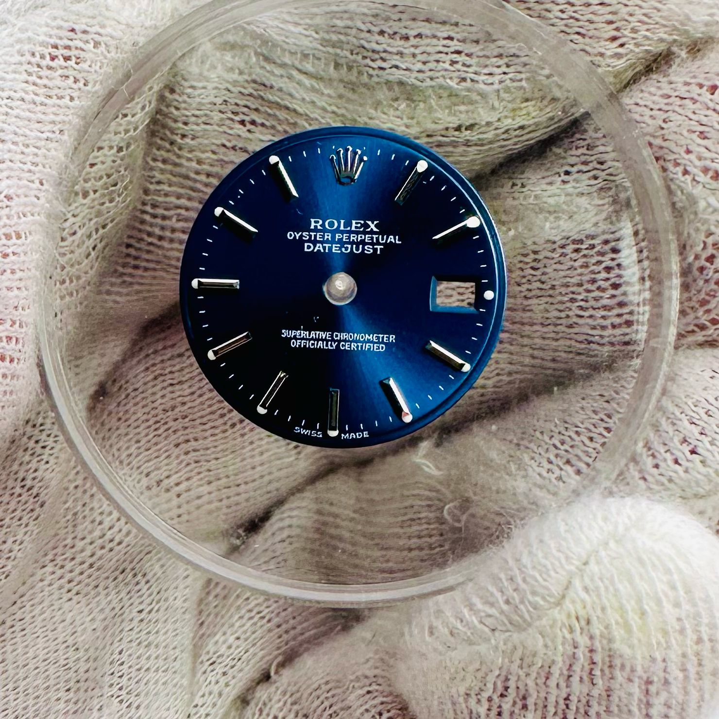 EXCELLENT Rolex Blue Lumi Stick Dial 26mm Date Datejust 6916 6917 69174 69179 79174 79179 179174 179179 #DL338