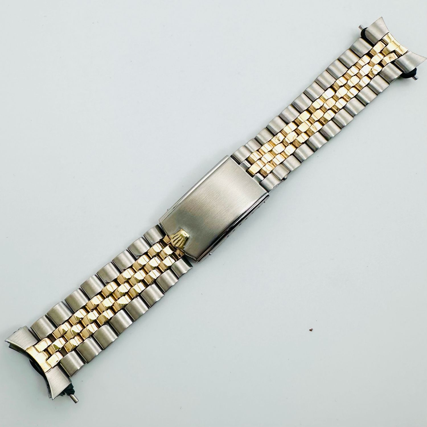 Genuine Rolex 20mm 14K/SS clasp Oval Jubilee Band Bracelet #SB416