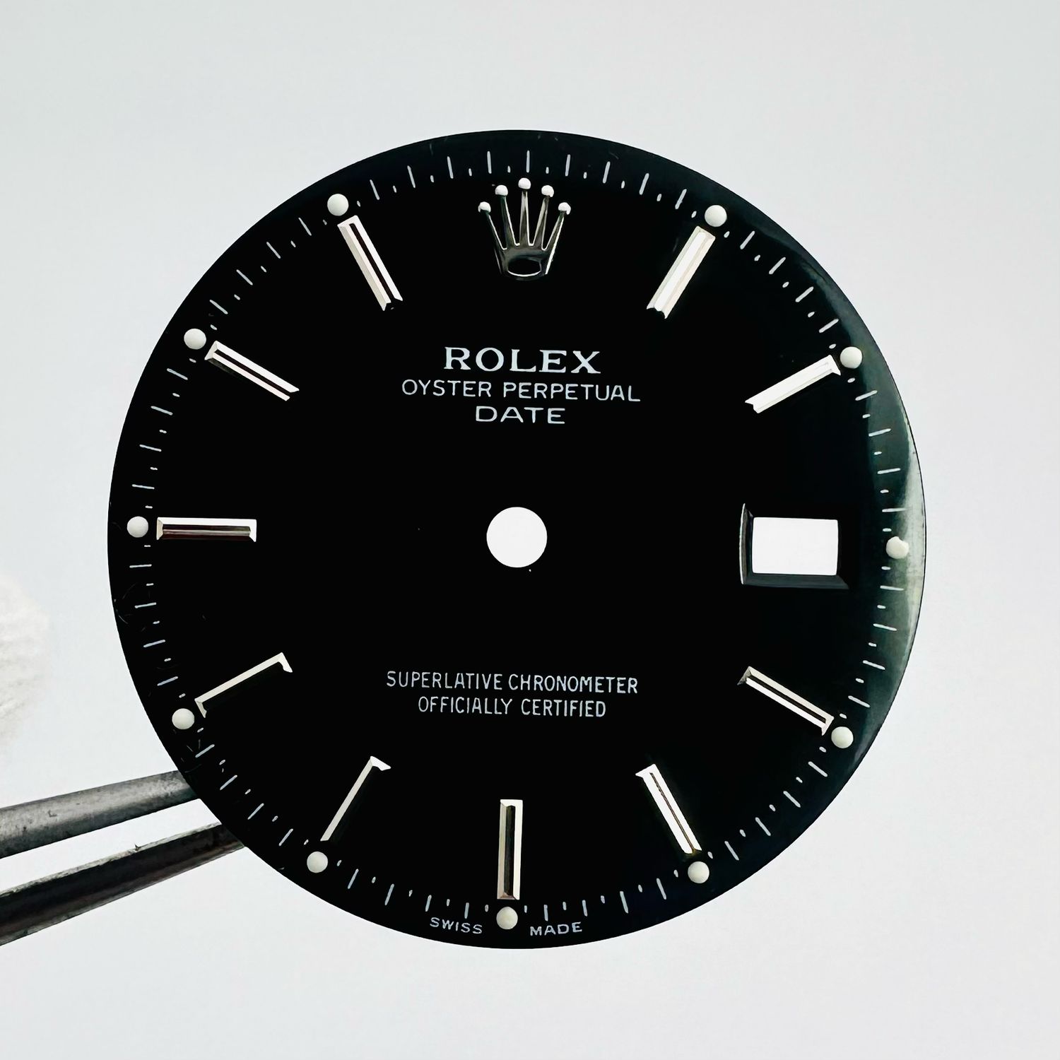 FACTORY Rolex Black Lumi Dial 34mm Date 15000 15200 #D19