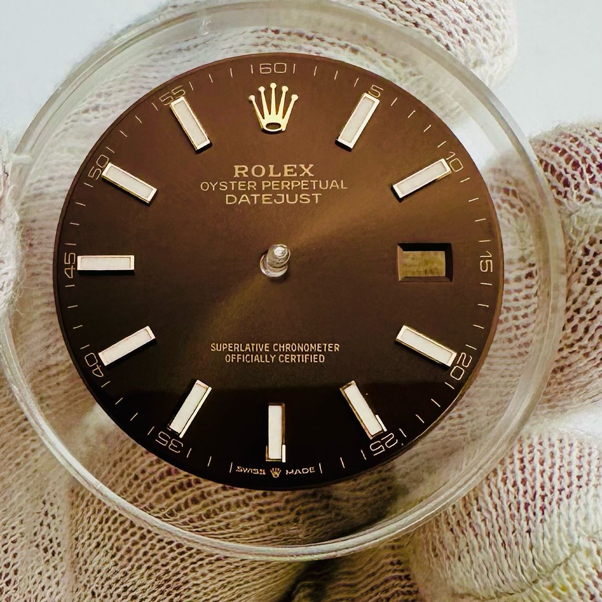 EXCELLENT Rolex Chocolate Brown Rose Gold Index Dial 41mm Datejust 41 126331 #DL320