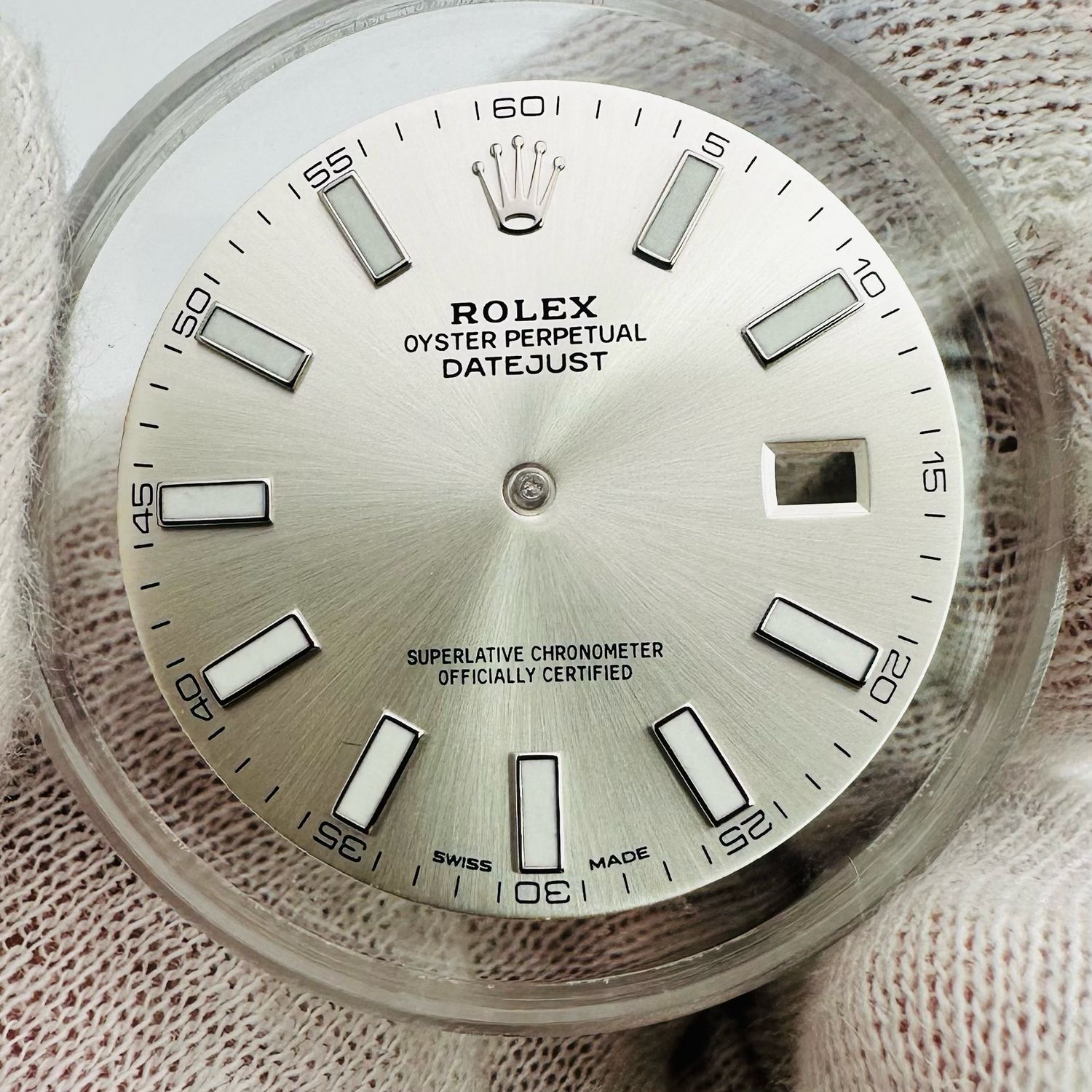 EXCELLENT Rolex Silver Index Dial 40mm Datejust2 116300 116334 #DL104