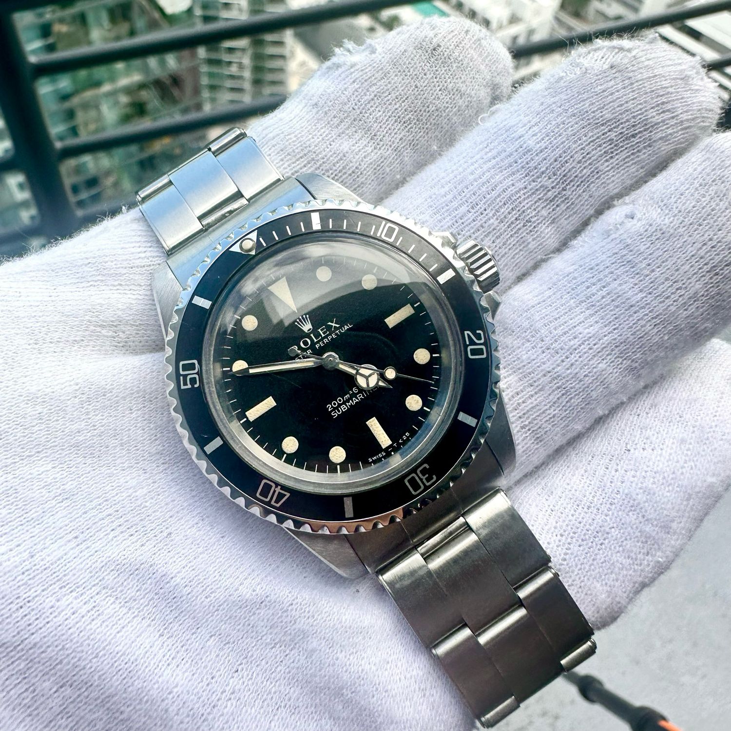 STUNNING Mens Circa 1967 40mm MK1 &quot;Meters First&quot; Submariner Ref# 5513 1.6M serial Circa 1967