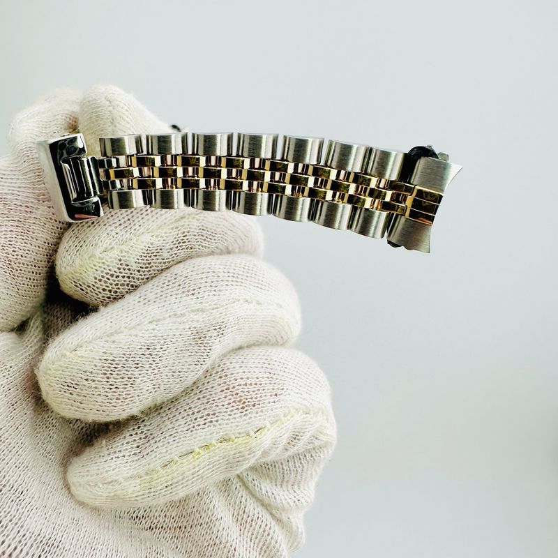 13MM Rolex SS 14k YG Gold 62523D TT Jubilee 468B Ends Datejust 6917 79173 69173 Band #M005