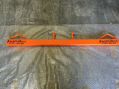 Motorcycle trailer/dolly tie down bar