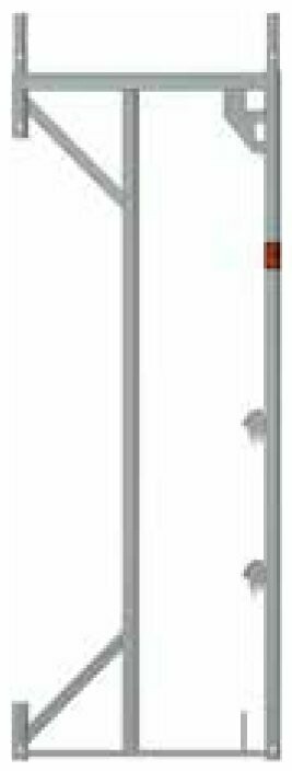 MJ - Stellrahmen Stahl 70/100 1,09 m für Dachüberstand - Layher kompatibel