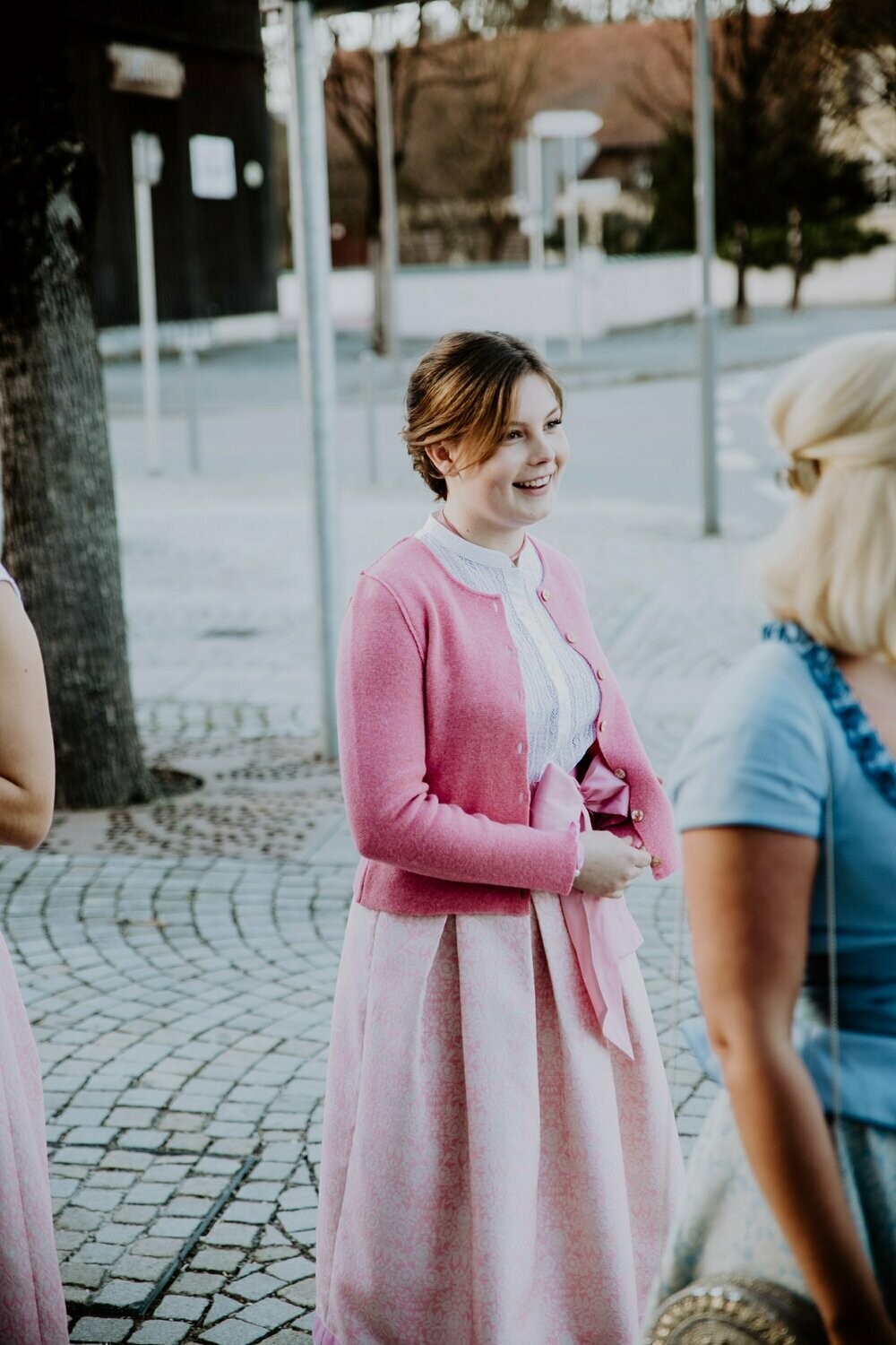 Strickjackerl , pinkrosa