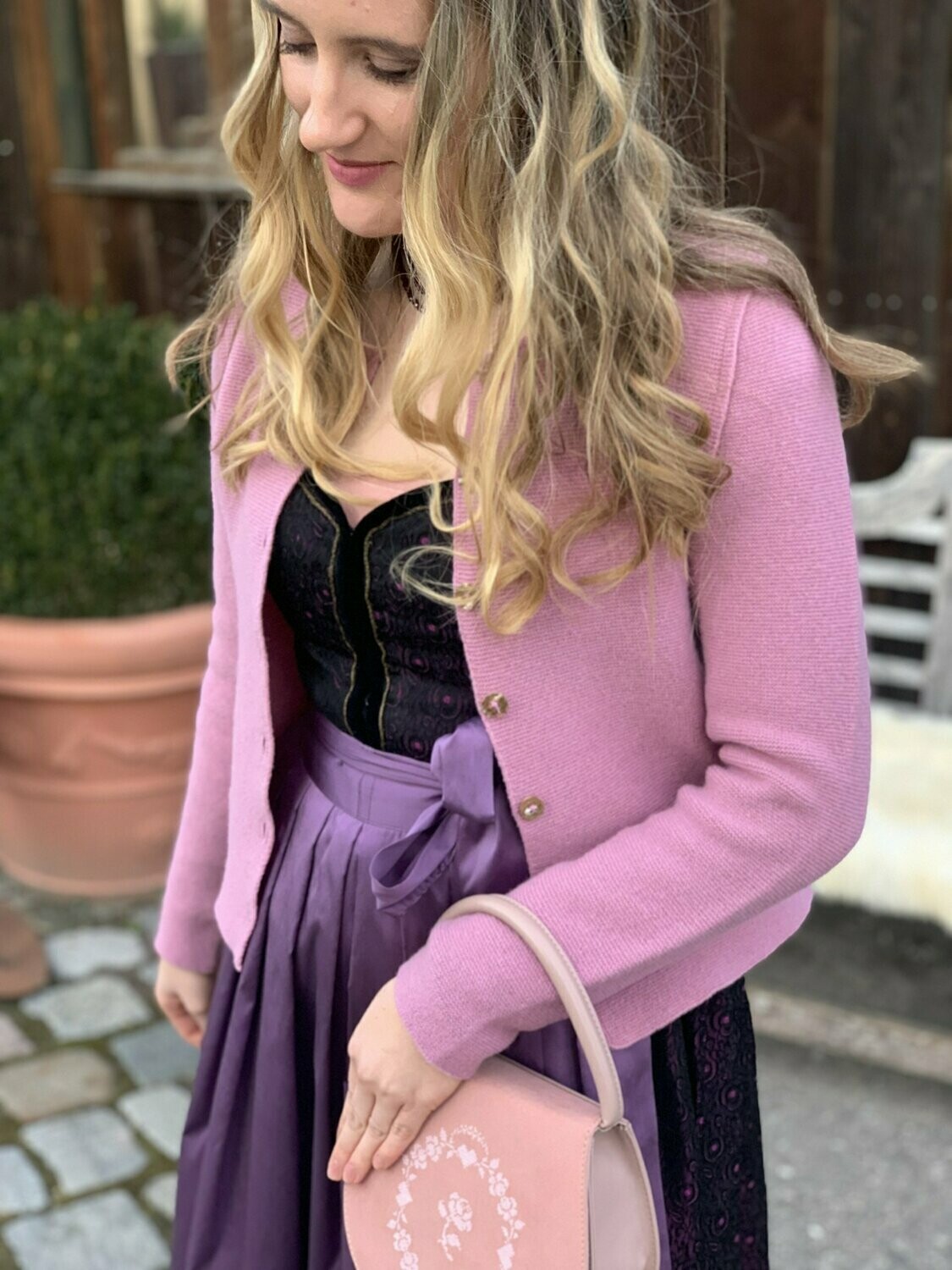 Strickjackerl sanftrosa
