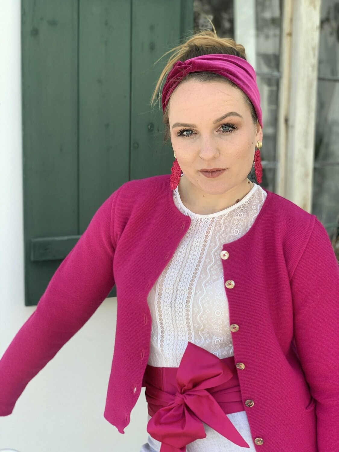 Strickjackerl, pink