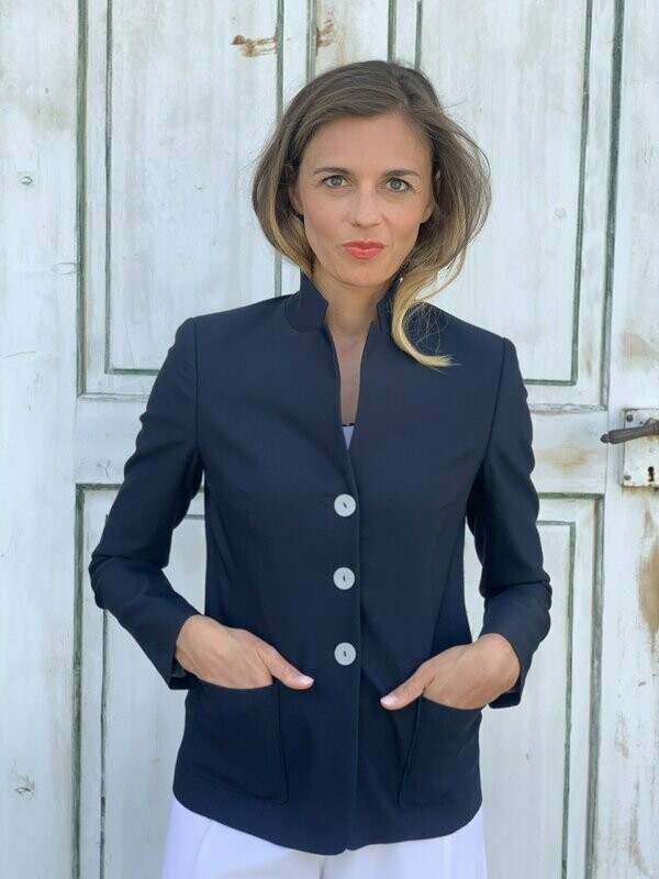 Blazer, dunkelblau