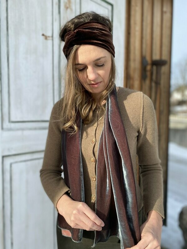 Strickjacke dunkelbeige