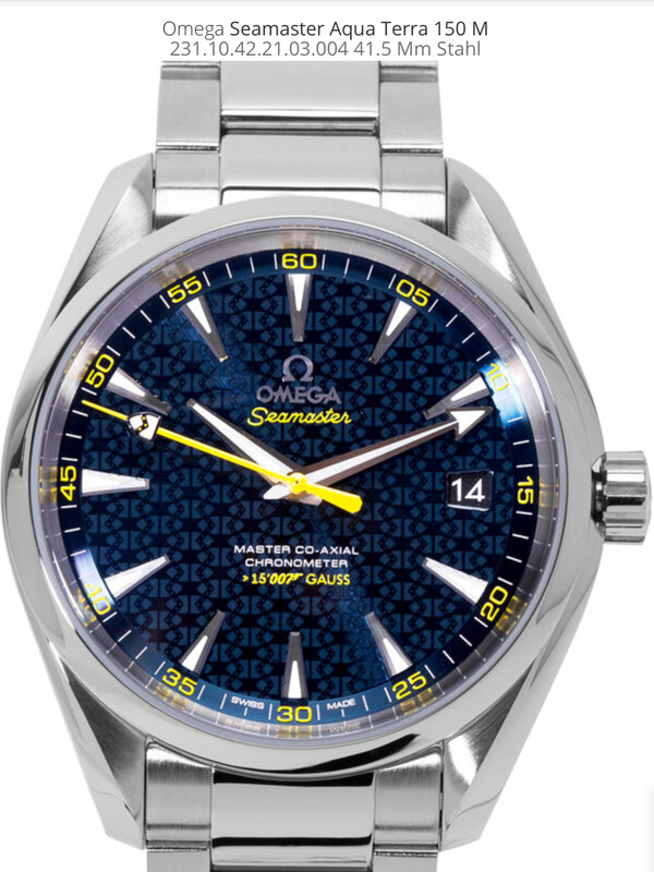 Omega Seamaster Aqua Terra 150 M