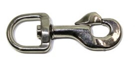 Karabiner vernickelt 12mm
