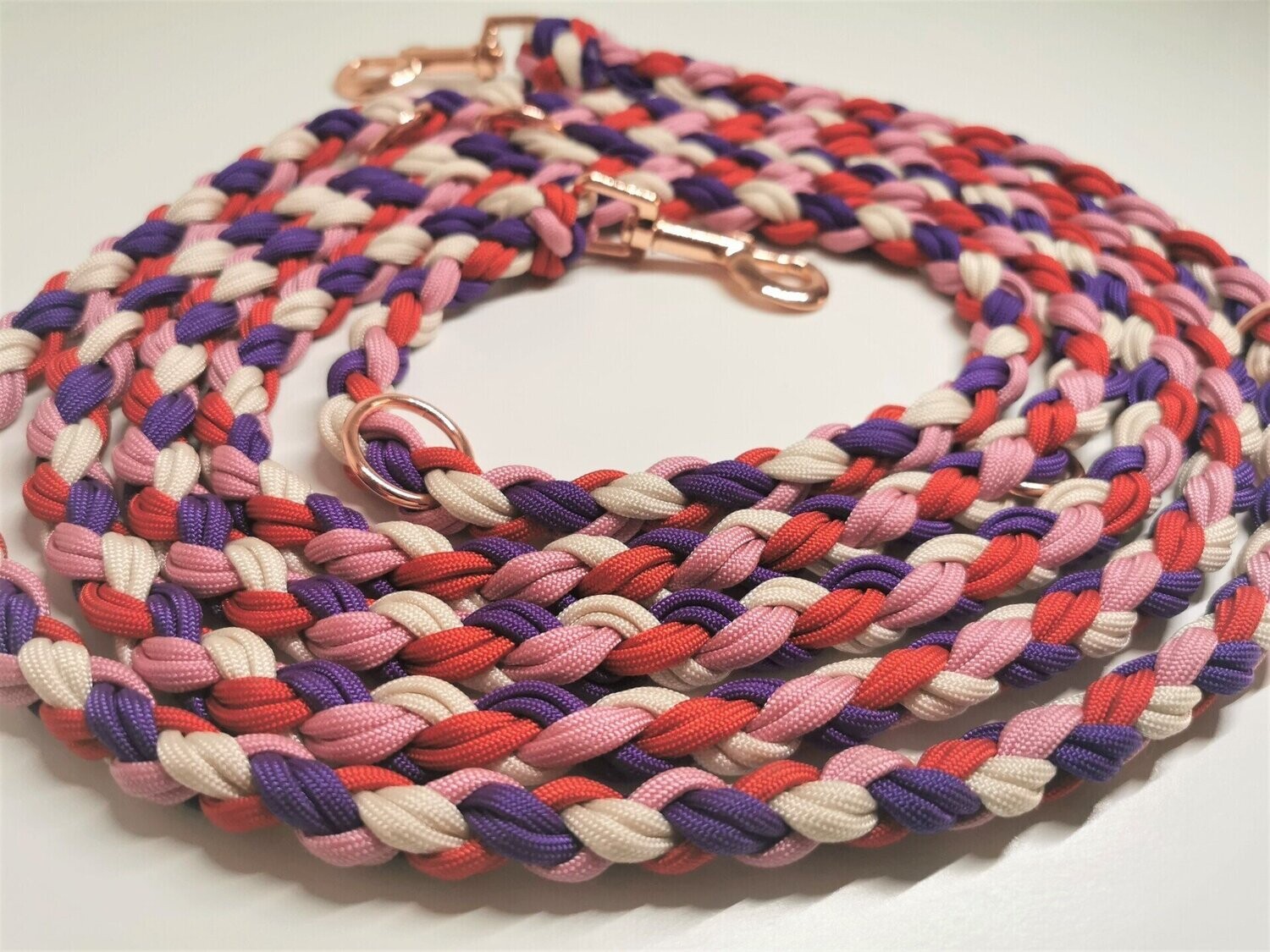Leine Lukas Red/Cream/Rosa Pink/Violet Dark