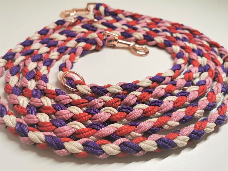 Leine Lukas Red/Cream/Rosa Pink/Violet Dark