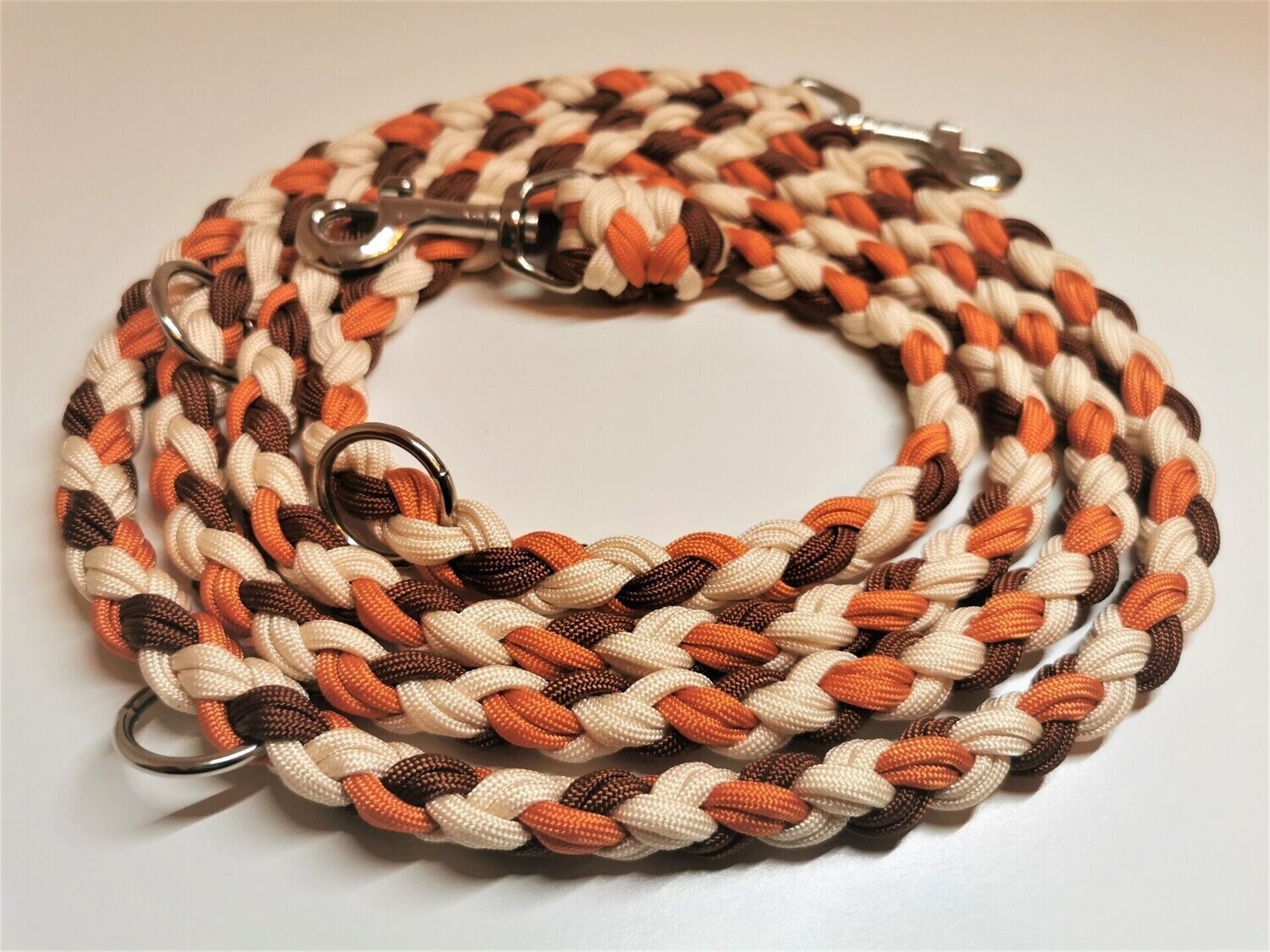 Leine Lukas Cream/Orange/Walnut