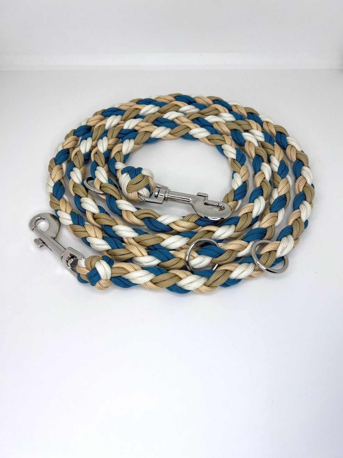 Paracordleine M Beige Blau