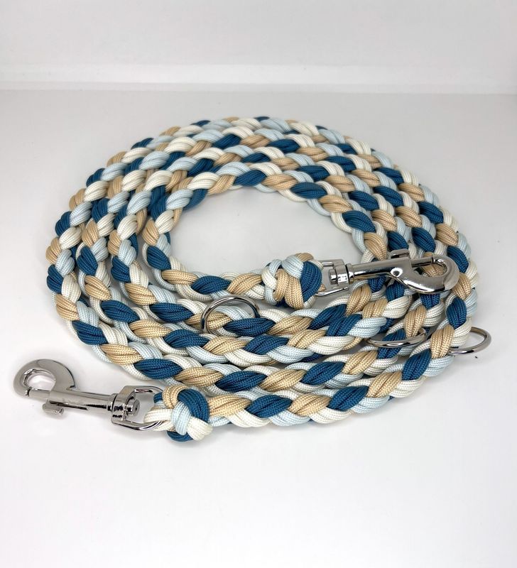 Paracordleine M Beige Hellblau