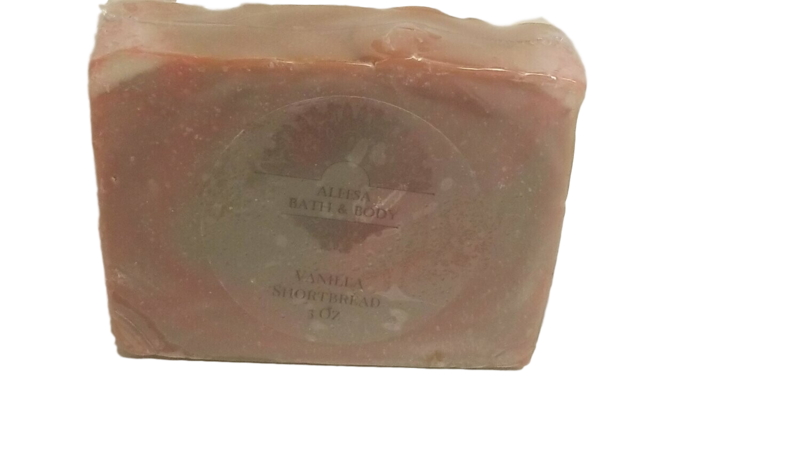 Vanilla Shortbread Handmade Bar Soap