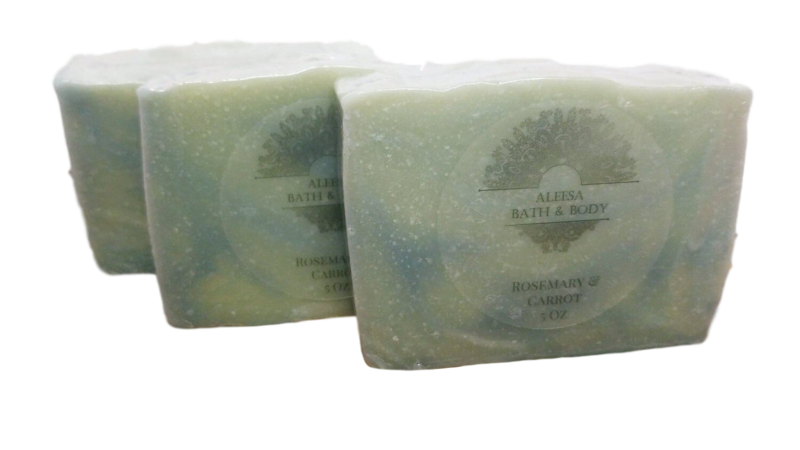 Rosemary &amp; Carrot Handmade Bar Soap