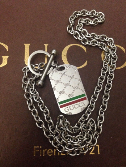 Auth Gucci Chain Necklace 925 Sterling Silver