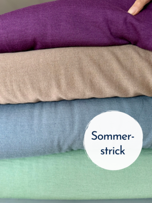 Musterstück: Sommerstrick aus Wolle / leichte Qualität