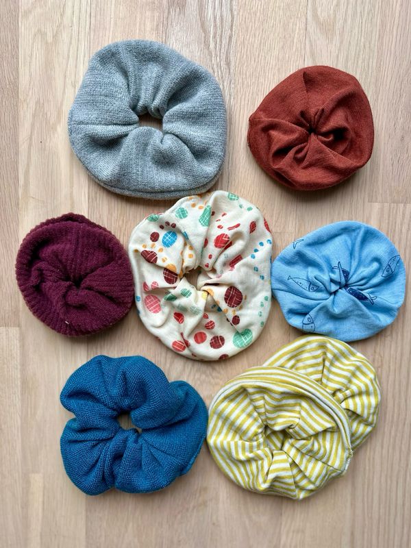 Haargummi / scrunchie (Wolle)