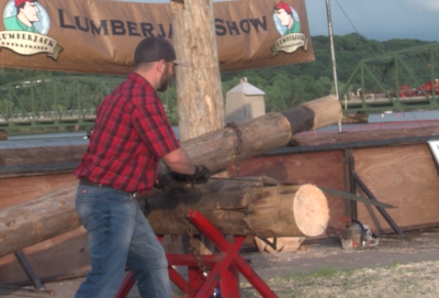 Lumberjack Demonstration at Lumberjack Days : July 20, 2019 (DVD/BR)