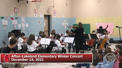 Afton-Lakeland Elementary Winter Concert December 14, 2021