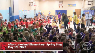 Afton-Lakeland Elementary Spring Sing Concert May 19, 2022 (DVD/BR)
