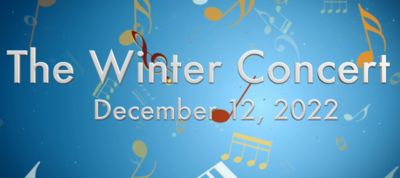 SAHS Band, Choir & Orchestra Winter Concert December 12, 2022 (DVD/BR)