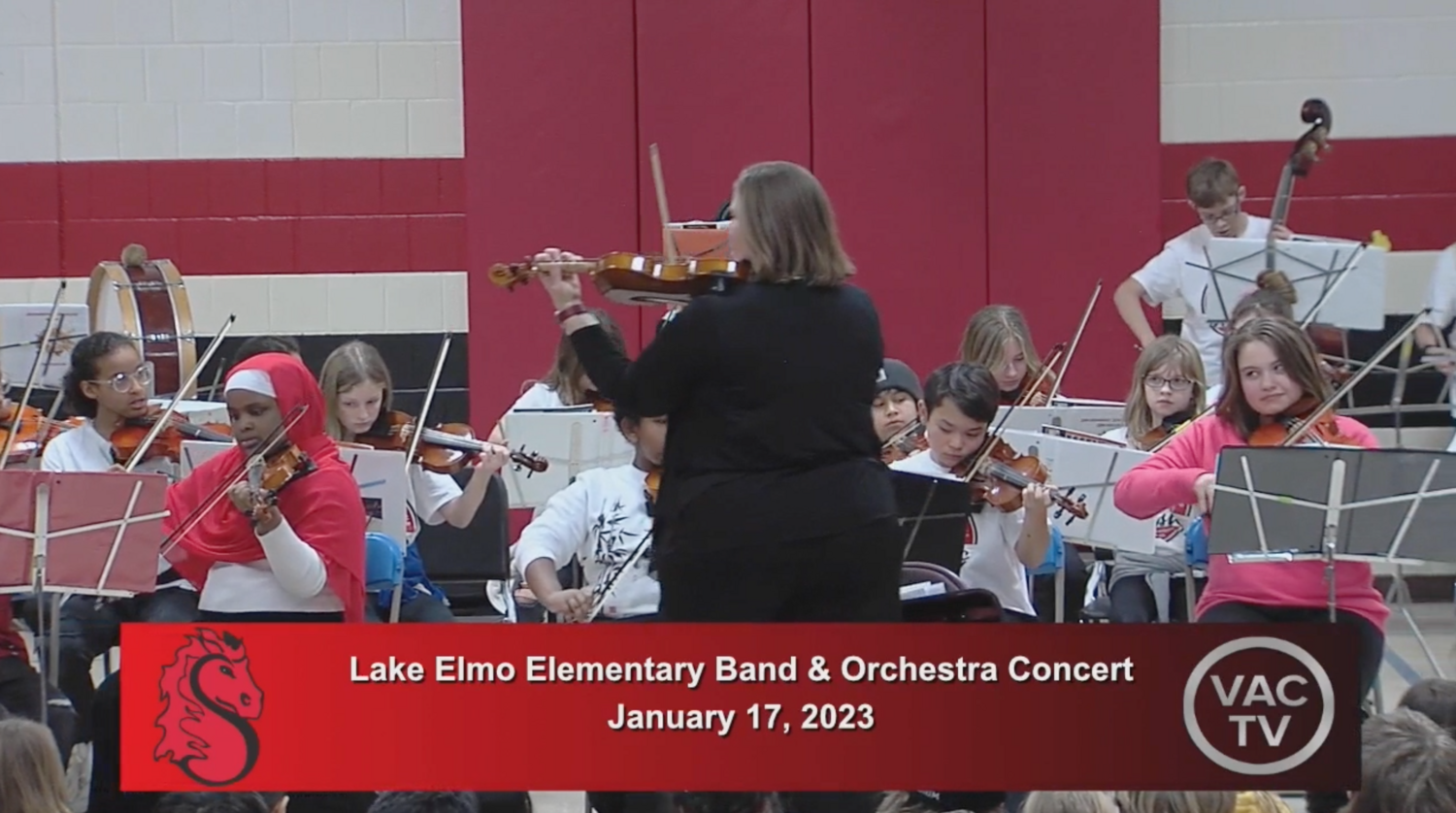 Lake Elmo Elementary Band &amp; Orchestra Concert January 17, 2023 (DVD/BR)