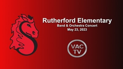 Rutherford Elementary School Band &amp; Orchestra Concert May 23, 2023 (Digital file)